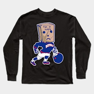 Buffalo Fan In Hiding Long Sleeve T-Shirt